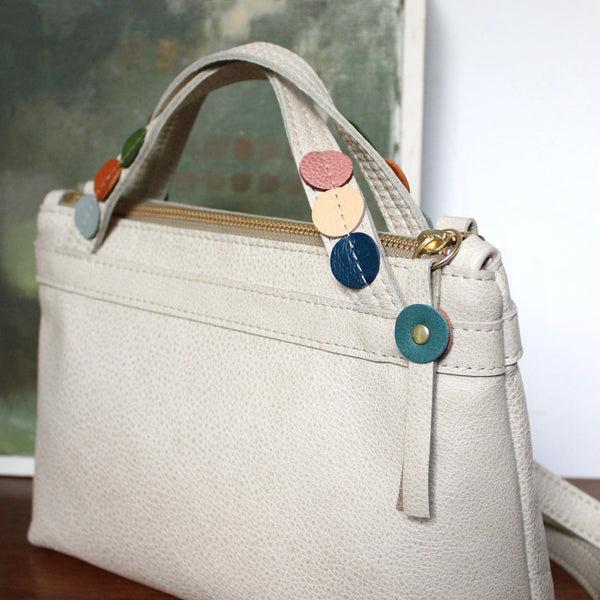 dotty bag: earthy floral
