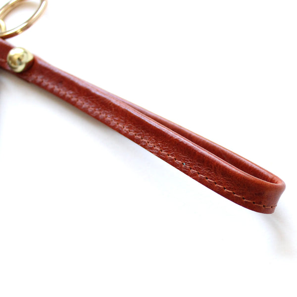 wristlet keychain: cinnamon