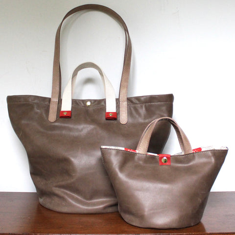 limited edition nesting buckets: putty brown