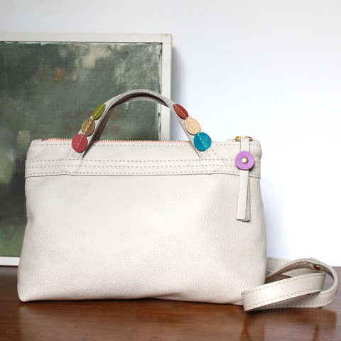 dotty bag: coral botanical