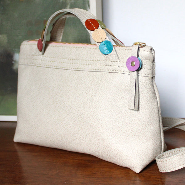 dotty bag: coral botanical