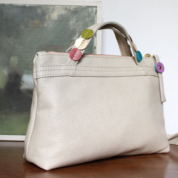 dotty bag: coral botanical