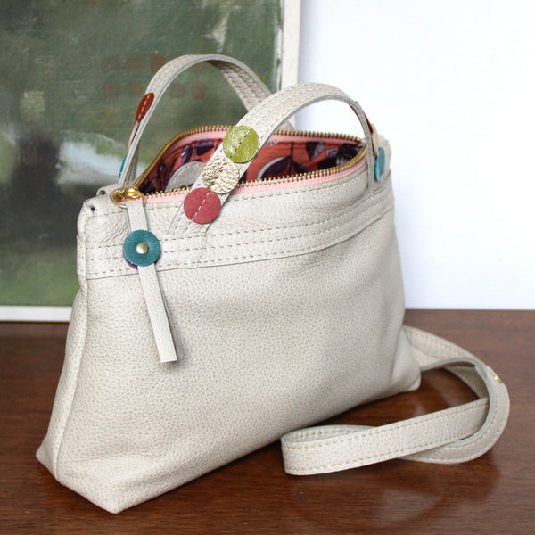 dotty bag: coral botanical