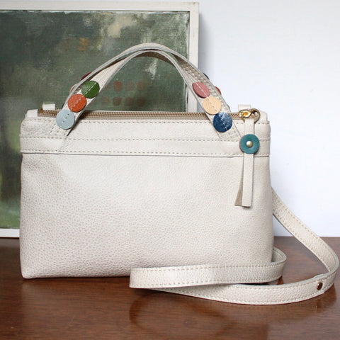 dotty bag: earthy floral
