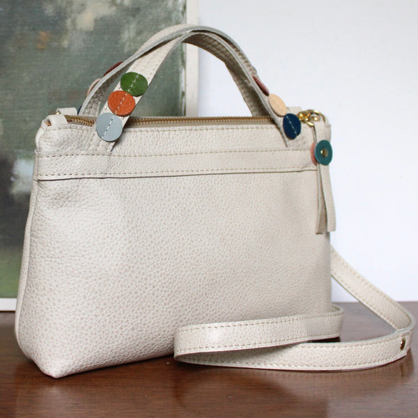 dotty bag: earthy floral