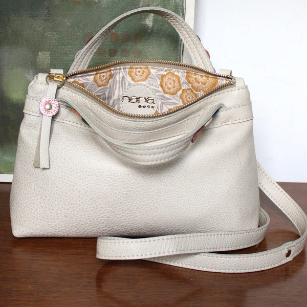 dotty bag: earthy floral