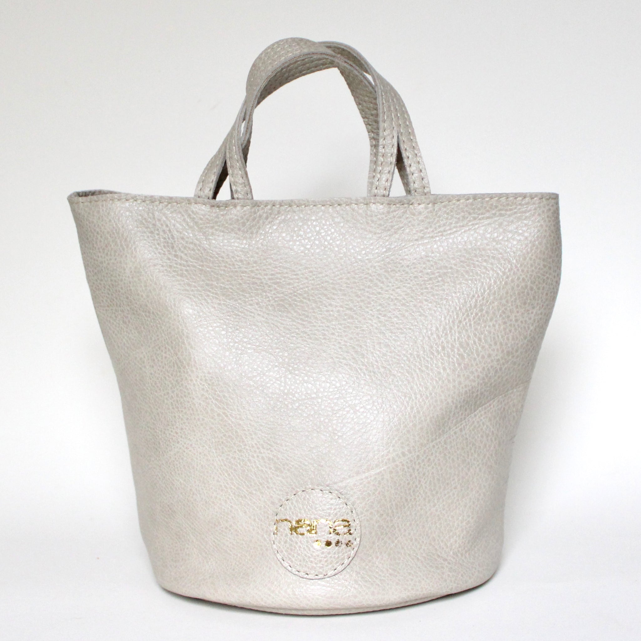 little bucket: pebbled ivory