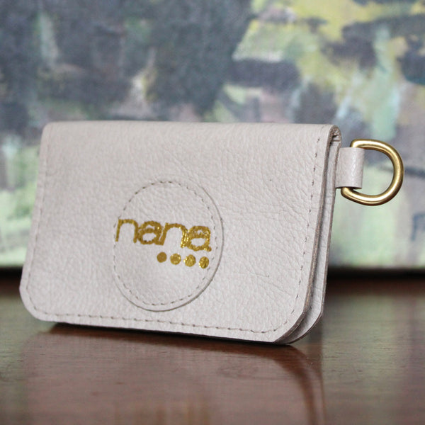 card holder: parchment