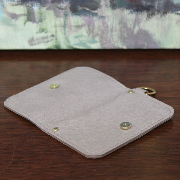 card holder: parchment