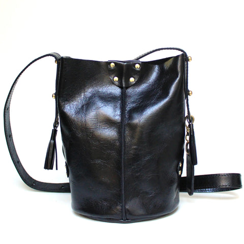 lil' bucket bag: black