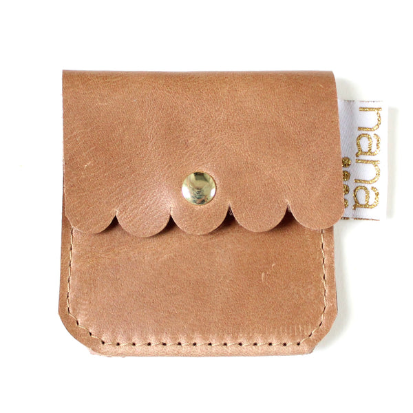 itty bitty pouch: rustic tan