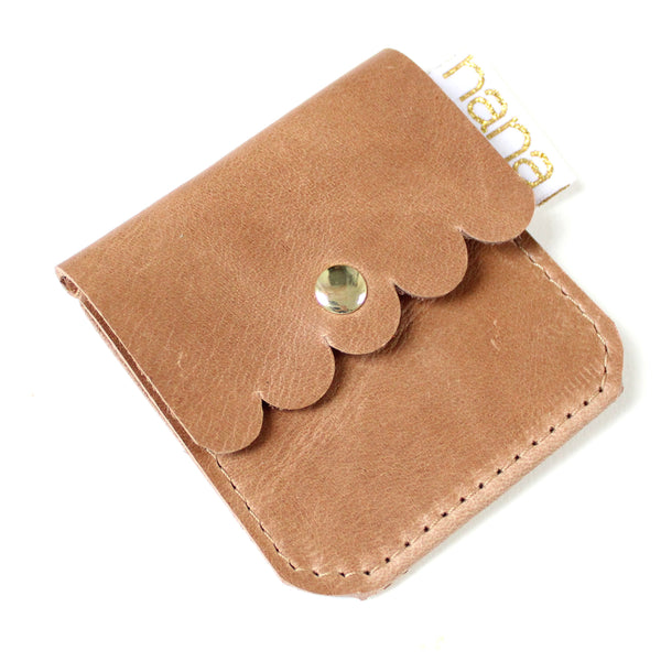 itty bitty pouch: rustic tan