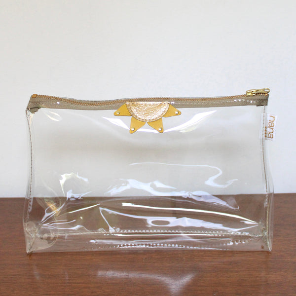 sunshine bag: khaki zipper