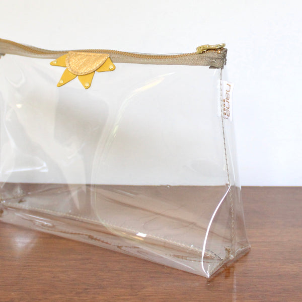 sunshine bag: khaki zipper