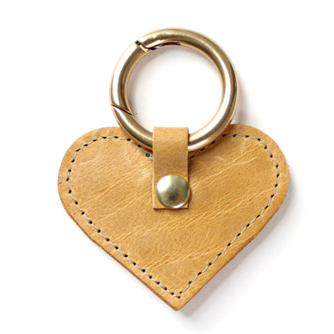 heart clip: tan