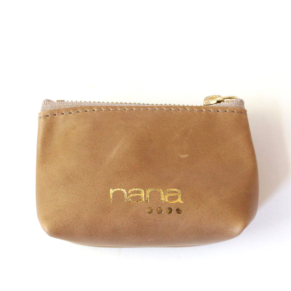 wallet set: tan