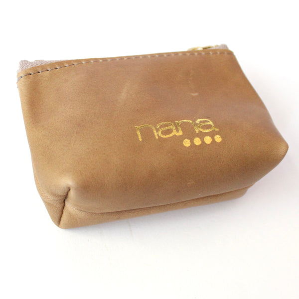 wallet set: tan