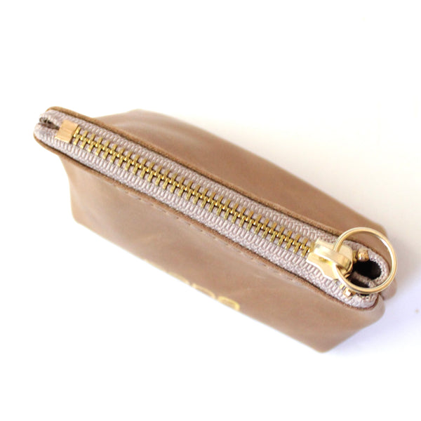 wallet set: tan