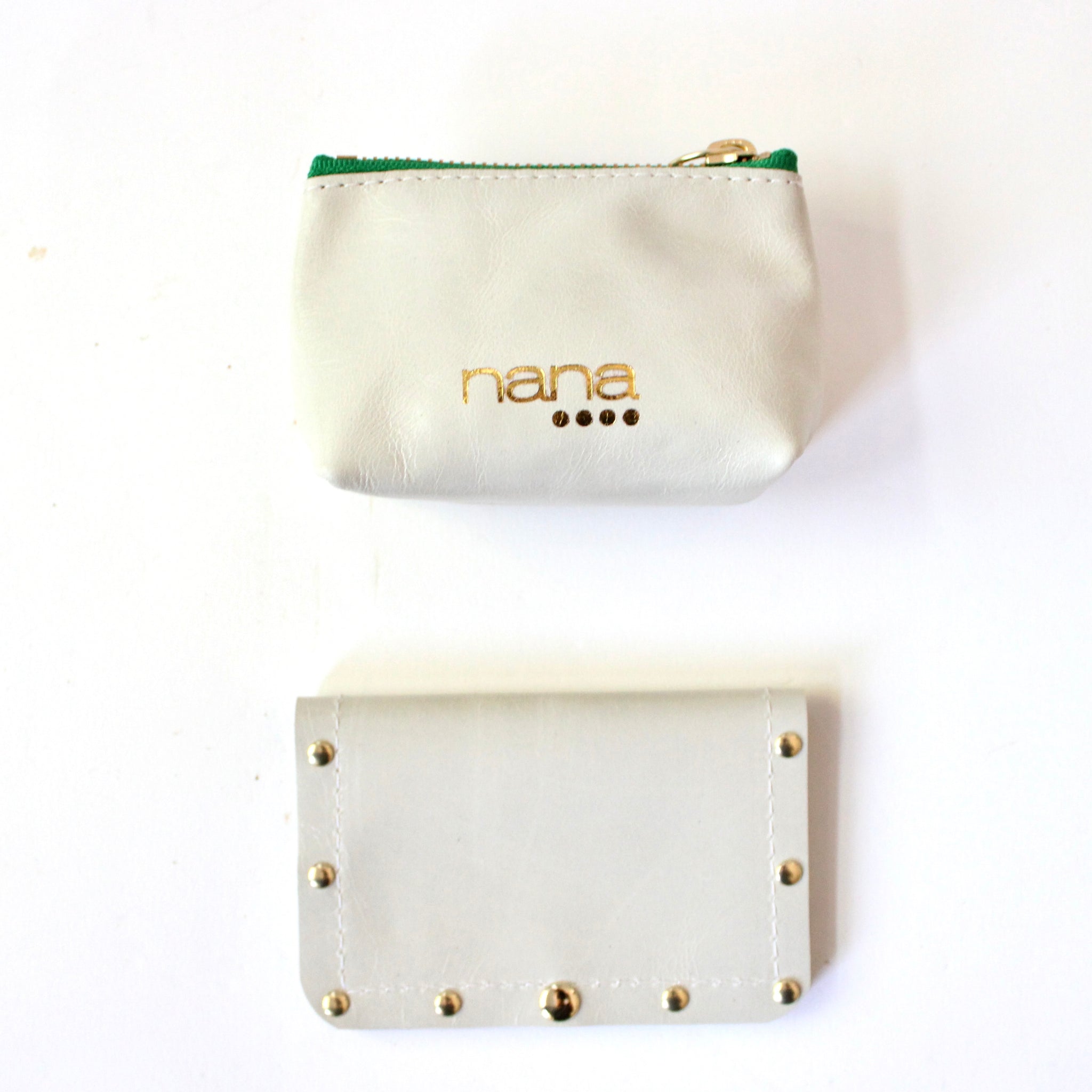 wallet set: eggshell