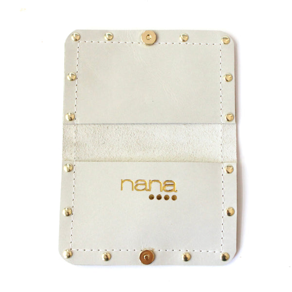 wallet set: eggshell